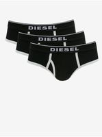Set of three black women's panties Diesel - Women's