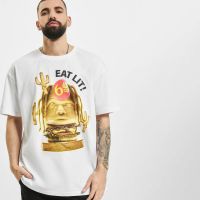 T-shirt Urban Classics Eat Lit Oversize Tee White XL