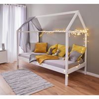 MID.YOU DOMČEKOVÁ POSTEĽ, 90/200 cm biela