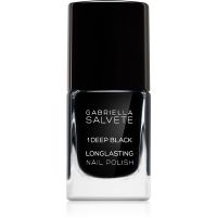 Gabriella Salvete Longlasting Enamel langanhaltender Nagellack mit hohem Glanz Farbton 01 Deep Black 11 ml