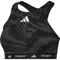 adidas TECHFIT MEDIUM-SUPPORT BRA Дамски сутиен, черно, размер L A-B