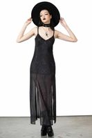 KILLSTAR - Damenkleid - Evenescent Mesh Maxi  - Schwarz L