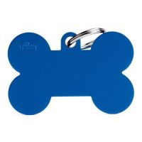 MF BLUE XL ALUMINUM BONE 4,8x3,15 cm gravírovateľný prívesok