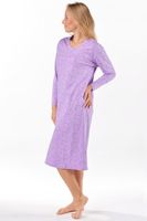 Noční košile Gina 19173P - bavlna Světle fialová L