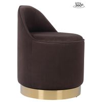 MID.YOU OTOČNÝ TABURET, textil, 52/68 cm
