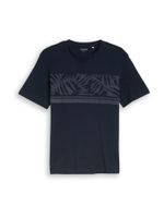 TOM TAILOR Majica  tamno plava / kameno siva