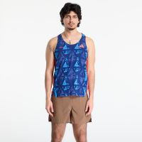 T-shirt adidas Adizero Labrum Tank Top Dark Blue/ Lucid Red L