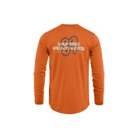 HORSEFEATHERS Bike tričko Fury LS - burnt orange ORANGE velikost S