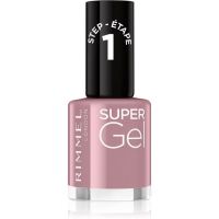 Rimmel Super Gel Gel-Lack für Fingernägel - keine UV/LED Lampe erforderlich Farbton 023 Grape Sorbet 12 ml