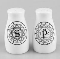 zestaw (solniczka i pieprzniczka) ALCHEMY GOTHIC - S' & 'P'