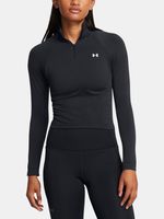 Under Armour Vanish Seamless 1/4 Zip Crop Majica crna