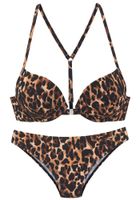 Bruno Banani Bikini  bež / smeđa / crna