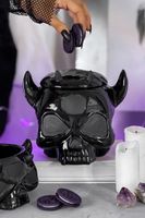 KILLSTAR - Dekogefäß - Aschmedai - Schwarz
