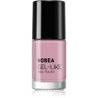 NOBEA Day-to-Day Gel-like Nail Polish körömlakk géles hatással árnyalat Old style pink #N50 6 ml