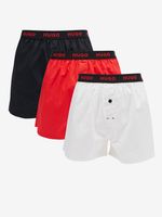 HUGO Boxershorts 3 stuks Schwarz