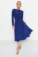 Trendyol Saxe-fitting Cut Out/Window Detailed Elegant Evening Dress