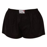 női bő szárú boxeralsó Styx klasszikus gumipánt fekete (K960) XXL