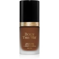 Too Faced Born This Way Flawless Coverage Natural Finish Foundation prekrivni tekoči puder za naraven videz odtenek Cocoa 30 ml