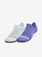 Under Armour UA Breathe 2 No Show Tab 2-pack Čarape ljubičasta