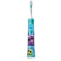 Philips Sonicare For Kids HX6322/04 szónikus elektromos gyermek fogkefék Bluetooth összeköttetéssel Aqua 1 db