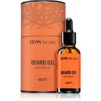 Zew For Men Beard Oil with Hemp Oil олійка для бороди з конопляною олією Matt 30 мл