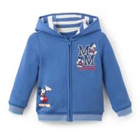 Micky Maus - Kapuzenpullover im Marine-Look für Babys