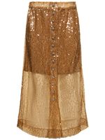 Sequined Midi Skirt