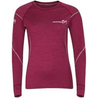 PROGRESS MERINO LS Дамска функционална блуза, винен, размер