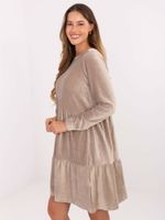 Dress-D10040Z30289-dark beige