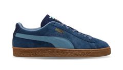 Puma Suede Fuzzy - Pánske - Tenisky Puma - Modré - 403227-01 - Veľkosť: 44.5