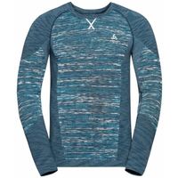 Odlo BL TOP CREW NECK L/S BLACKCOMB ECO Функционална блуза, синьо, размер XXL