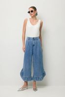 BIZUU pantaloni pentru femei, din denim NELLA