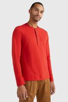 Tommy Hilfiger T-shirt - CLASSIC HENLEY red