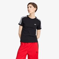 T-shirt adidas Pinstripe Short Sleeve Slim Tee Black/ White/ Grey Two L