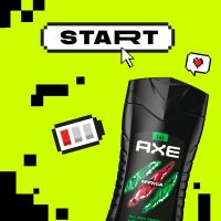 Axe Africa Duschgel für Gesicht, Körper und Haare 400 ml
