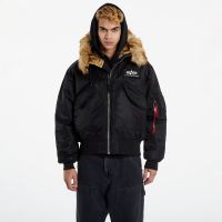 Bomber Alpha Industries 45P Hooded Custom Black/ Reflective S