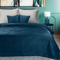 Eurofirany Unisex's Bedspread 389783 Navy Blue