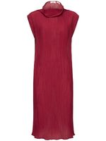 Eve Textured Cotton & Silk Midi Dress