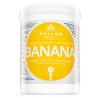 Kallos Banana Fortifying Hair Mask maska wzmacniająca do włosów osłabionych 1000 ml