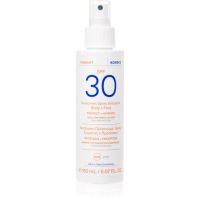 Korres Yoghurt Sunscreen opalovací emulze ve spreji na obličej a tělo 150 ml