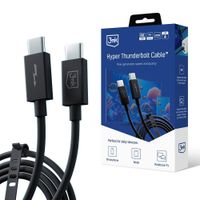 3mk Hyper ThunderBolt Cable 240W, černá