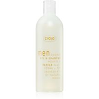 Ziaja Men Duschgel für Haare und Körper für Herren Mountain Pepper 400 ml