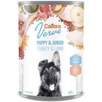 Calibra Dog Verve konzerv GF Junior Turkey & Lamb 400 g