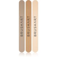 BrushArt Accessories Nail file set set pilic odtenek Beige 3 kos