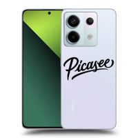 Silikónový prehľadný obal pre Xiaomi Redmi Note 13 Pro 5G - Picasee - old logo - black