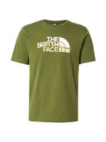 THE NORTH FACE Majica 'MOUNTAIN LINE'  maslinasta / sivkasto zelena / bijela