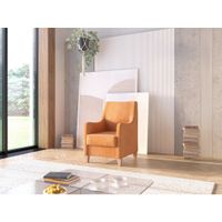 Sit & More KRESLO, textil, terakotová