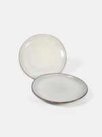Sinsay - Kamionkowy talerz 2 pack - szary