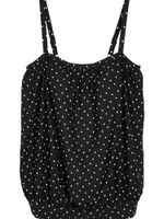 Next Tankini top  crna / bijela