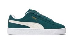 Puma Suede XL Dark Myrtle - Pánske - Tenisky Puma - Zelené - 395205-21 - Veľkosť: 44